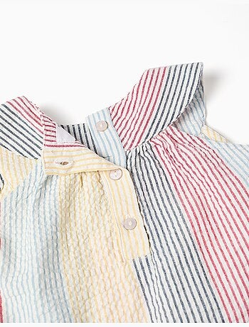 Gestreepte katoenen jurk you&me