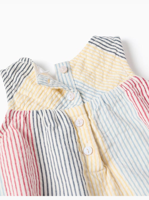 Gestreepte katoenen romper you&me - Kiabi