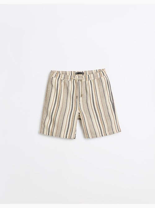 Gestreepte korte broekjes, mo fashion - Kiabi