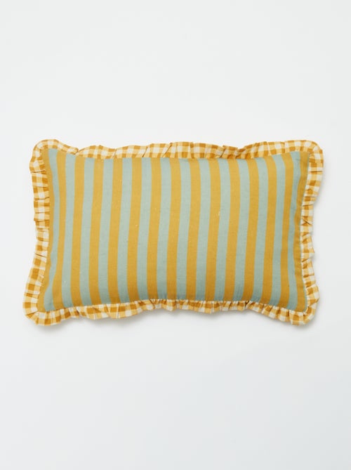 Gestreepte kussenhoes (50 x 30 cm) - Kiabi