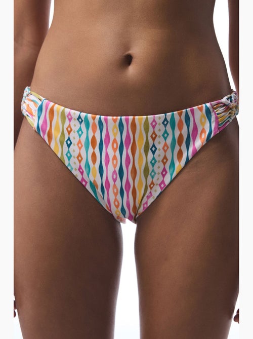 Gestreepte mae macramé bikinibroekje penti - Kiabi Gestreepte mae macramé bikinibroekje penti - Kiabi