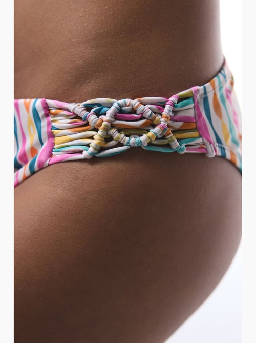 Gestreepte mae macramé bikinibroekje penti - Kiabi Gestreepte mae macramé bikinibroekje penti - Kiabi