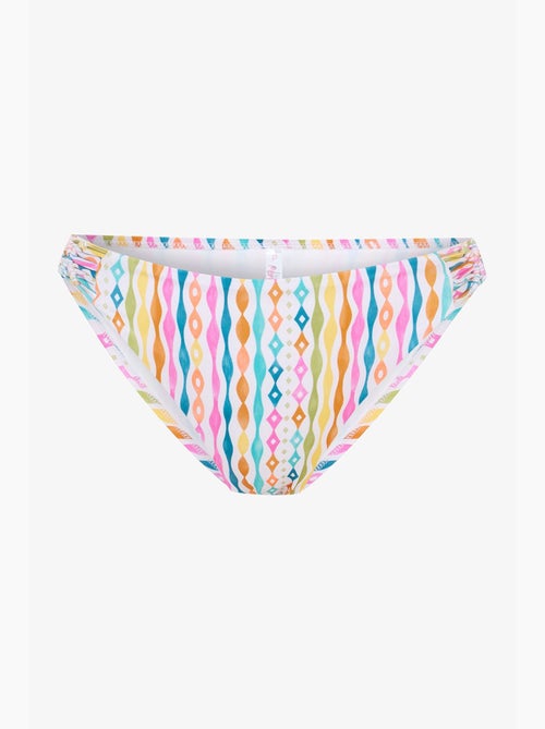 Gestreepte mae macramé bikinibroekje penti - Kiabi Gestreepte mae macramé bikinibroekje penti - Kiabi