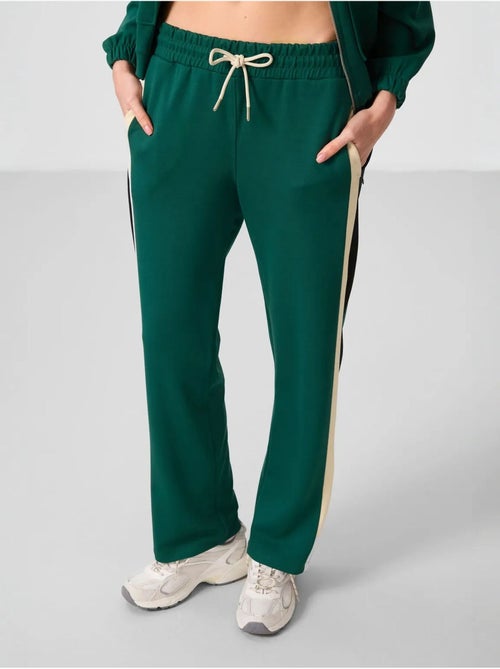 Gestreepte palazzo broek met trekkoord in de taille tommy - Kiabi