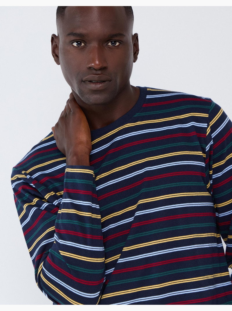 Gestreepte pyjama's, mo fashion Blauw - Kiabi