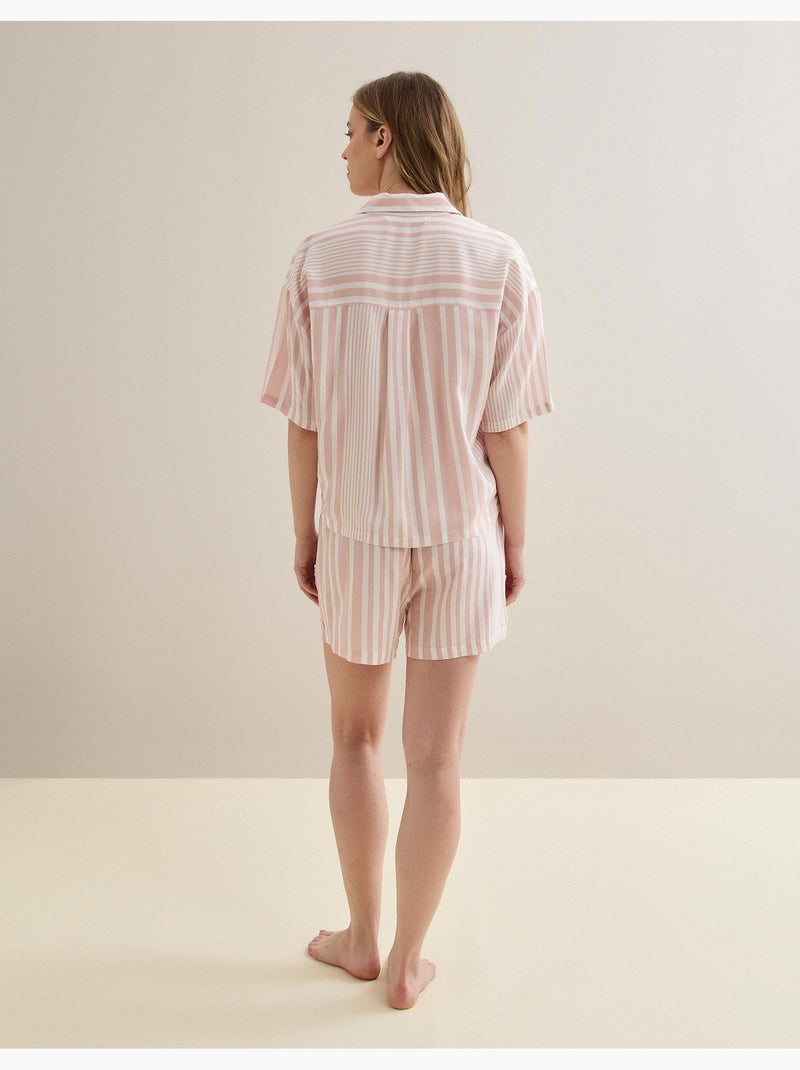 Gestreepte pyjama's, MO Fashion Roze - Kiabi