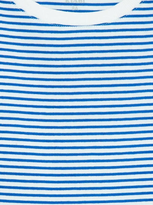 Gestreepte singlet met smal ribbeltje - Kiabi