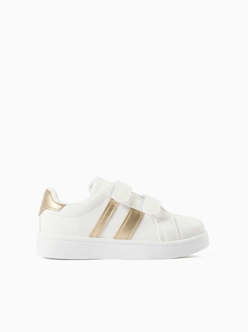 Gestreepte sneakers met klittenbandsluiting - Kiabi Gestreepte sneakers met klittenbandsluiting - Kiabi