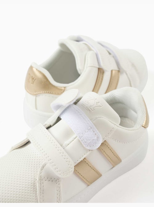 Gestreepte sneakers met klittenbandsluiting - Kiabi Gestreepte sneakers met klittenbandsluiting - Kiabi