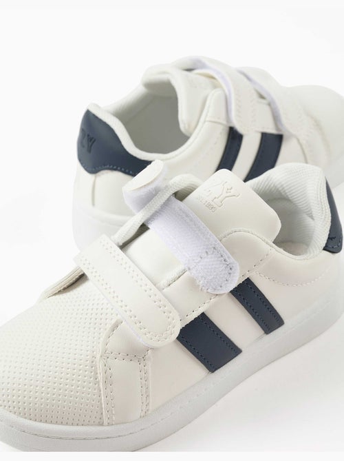 Gestreepte sneakers met klittenbandsluitingen - Kiabi Gestreepte sneakers met klittenbandsluitingen - Kiabi