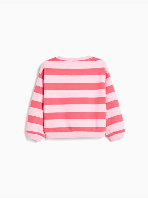Gestreepte sweatshirt « stitch » ©disney, mo fashion - Kiabi