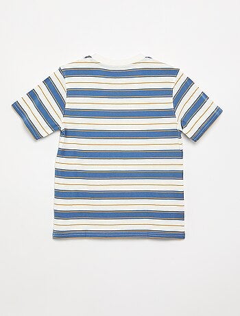 Gestreepte T-shirt met korte mouwen