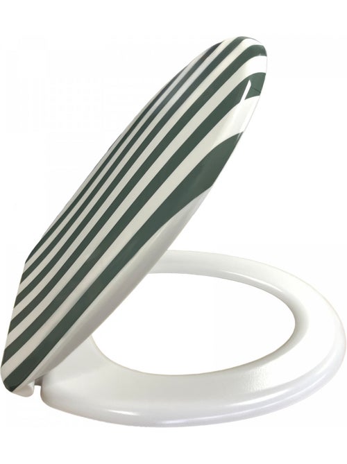 Gestreepte toiletbril met softclose-mechanisme - Kiabi Gestreepte toiletbril met softclose-mechanisme - Kiabi