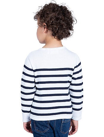 Gestreepte trui voor kinderen 'Breizh Océan', matrozentrui voor jongens of meisjes