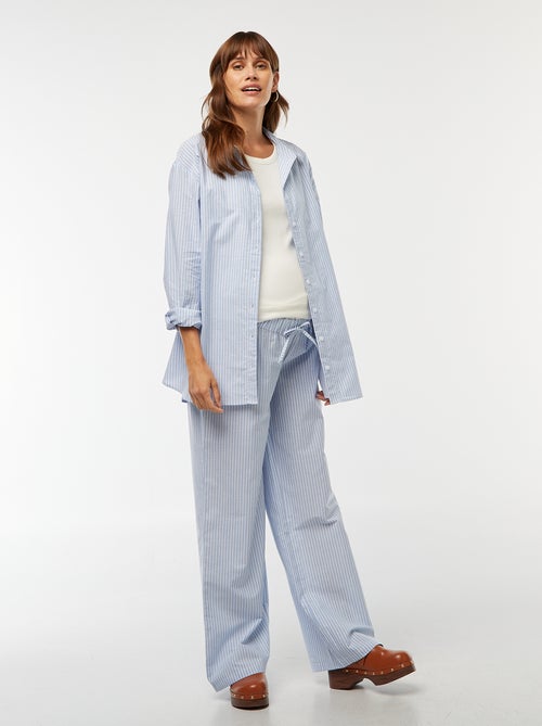 Gestreepte zwangerschapsblouse - Kiabi