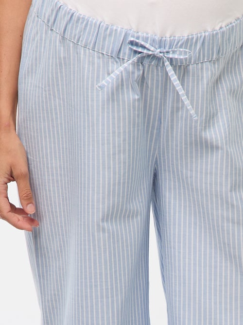 Gestreepte zwangerschapsbroek - Kiabi