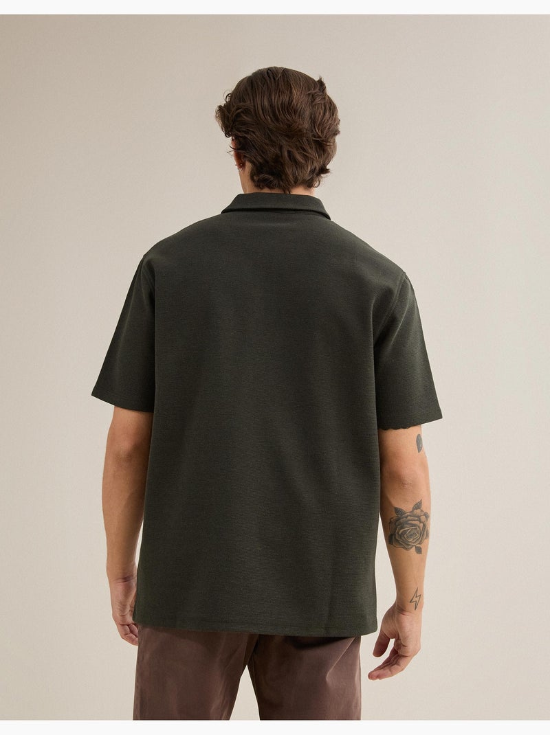 Gestructureerde paal, MO Fashion Groen - Kiabi