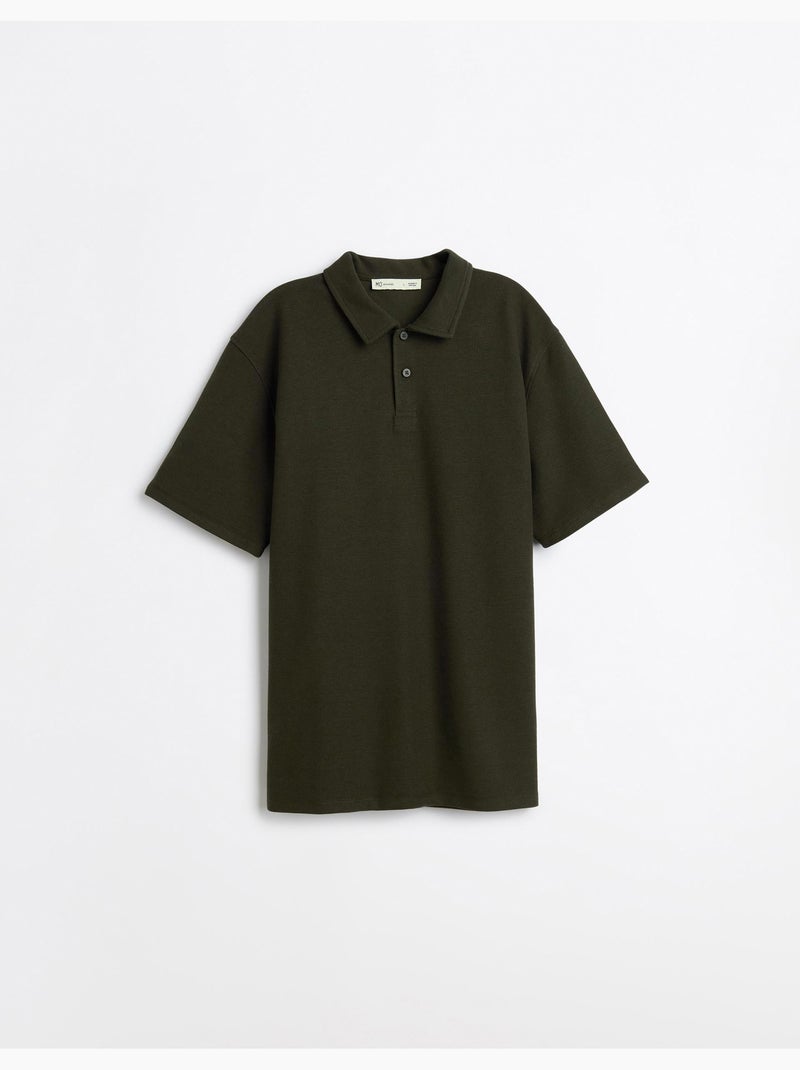 Gestructureerde paal, MO Fashion Groen - Kiabi