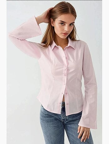 Getailleerd shirt met lange mouwen hiccup