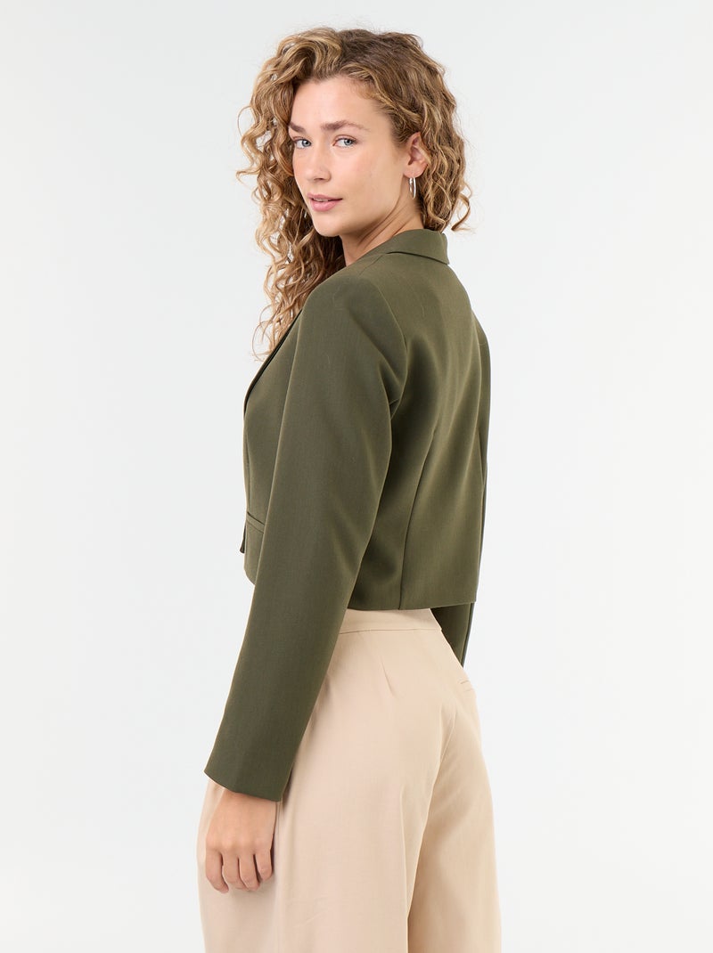 Getailleerde blazer Groen - Kiabi