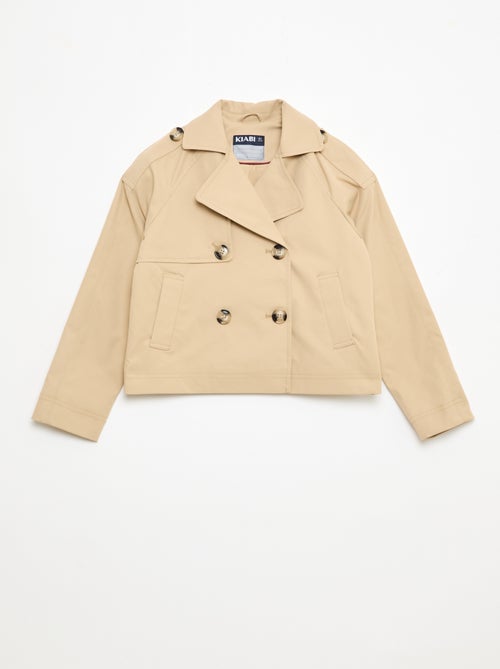 Getailleerde blazer in trenchcoatstijl - Kiabi