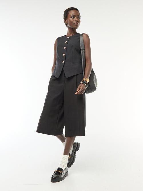 Getailleerde blazer met goudkleurige knopen - Kiabi