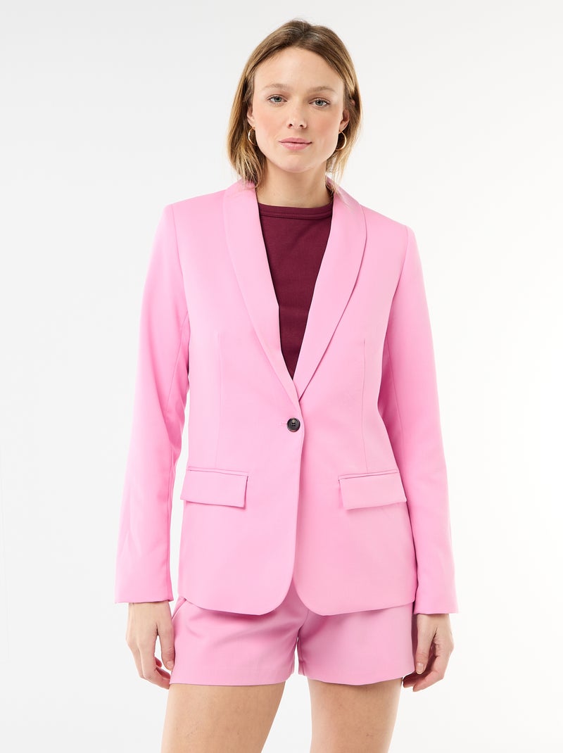Getailleerde blazer met sjaalkraag Rose - Kiabi