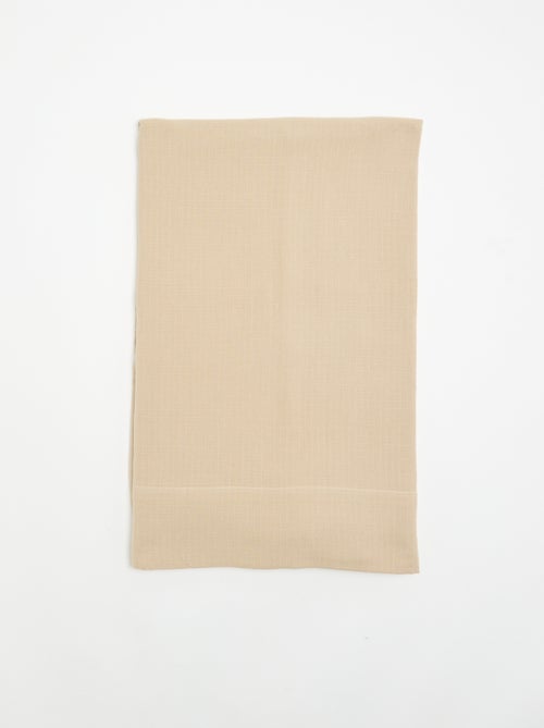 Getextureerd katoenen gordijn - 140 x 240 cm - Kiabi