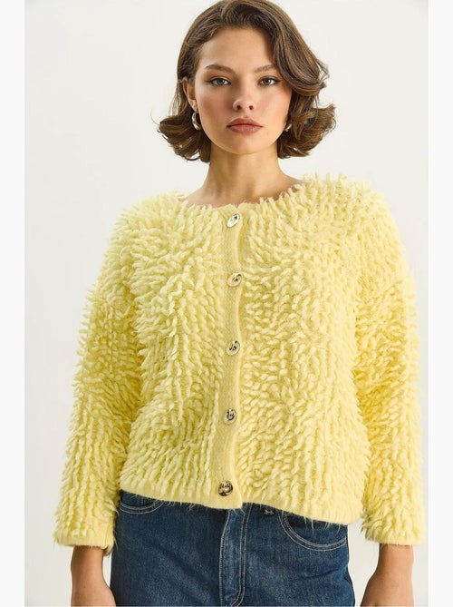 Getextureerd vest met knopen lucci - Kiabi Getextureerd vest met knopen lucci - Kiabi