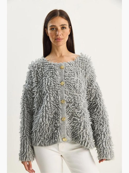 Getextureerd vest met knopen lucci - Kiabi Getextureerd vest met knopen lucci - Kiabi