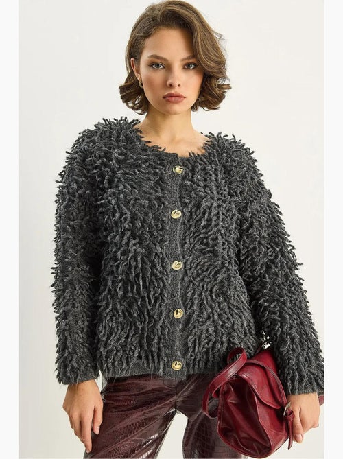 Getextureerd vest met knopen lucci - Kiabi Getextureerd vest met knopen lucci - Kiabi