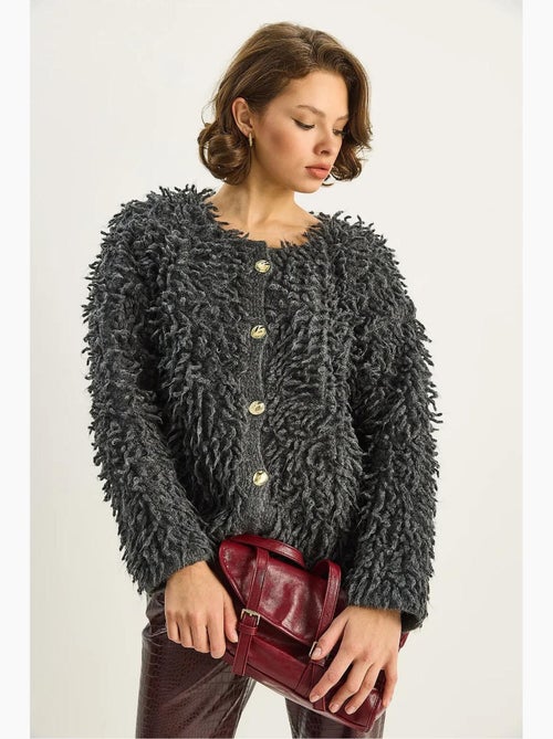 Getextureerd vest met knopen lucci - Kiabi Getextureerd vest met knopen lucci - Kiabi