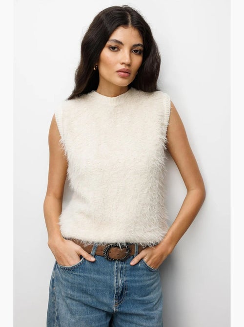 Getextureerd vest mixray - Kiabi