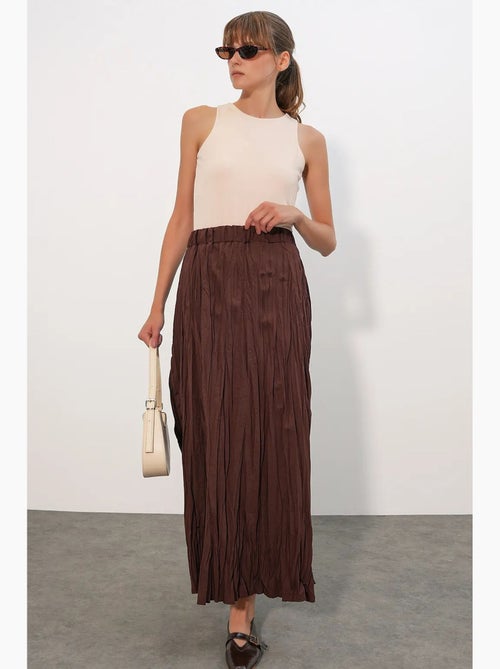 Getextureerde maxi-rok bdart - Kiabi