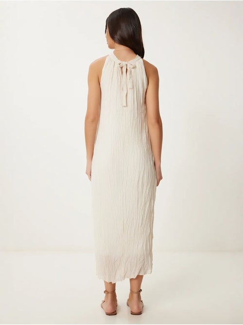 Getextureerde midi-jurk met halternek istanbul - Kiabi Getextureerde midi-jurk met halternek istanbul - Kiabi