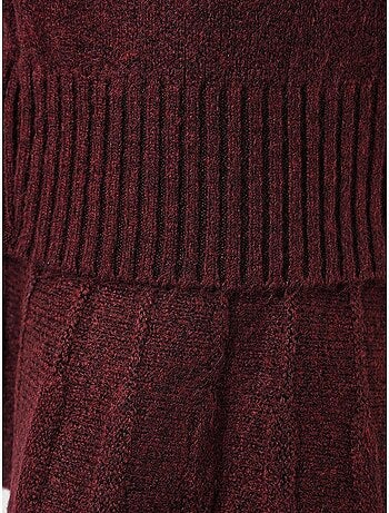 Getextureerde oversized colset van gebreide co-ord bdart