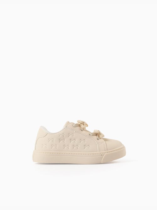Getextureerde sneakers met strikjes - Kiabi Getextureerde sneakers met strikjes - Kiabi