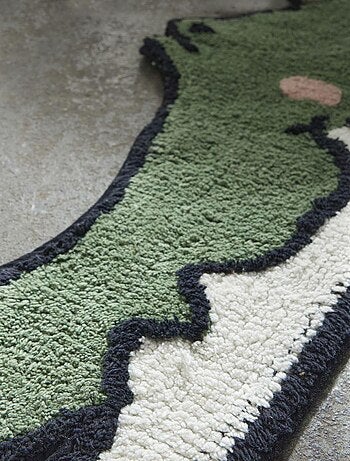 Getuft katoenen krokodillenvloerkleed