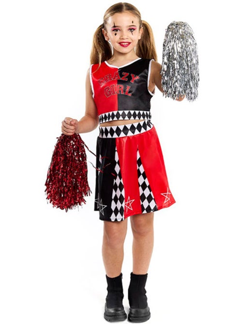 Gevaarlijk Harlekijn Cheerleader Kostuum - Kiabi