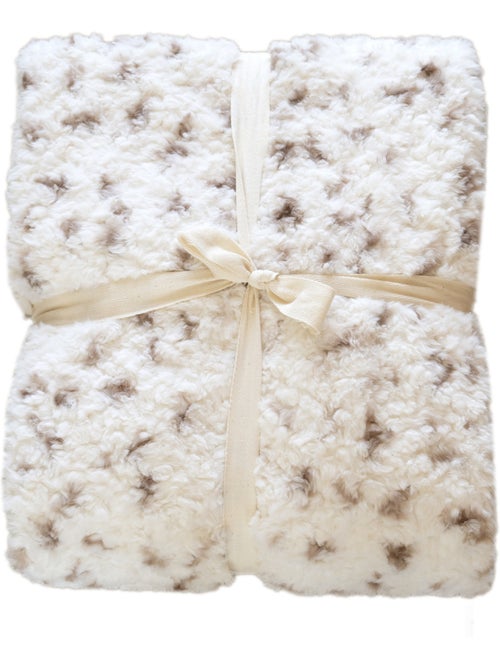 Gevlekte plaid met structuur en een achterkant van fluweel - Kiabi Gevlekte plaid met structuur en een achterkant van fluweel - Kiabi