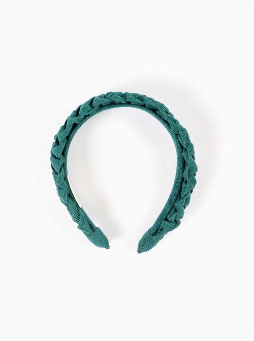 Gevlochten corduroy alice band - Kiabi