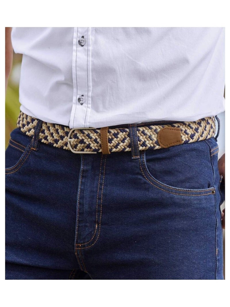 Gevlochten riem - atlas for men Camel - Kiabi