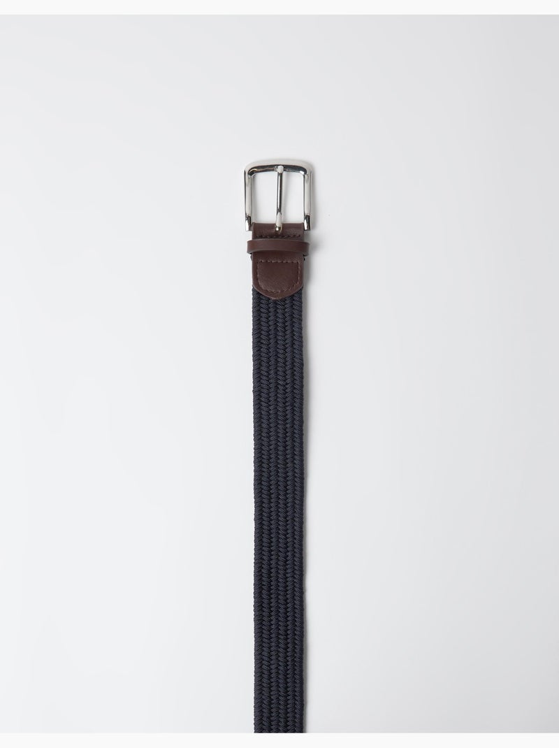 Gevlochten riem, mo fashion Blauw - Kiabi