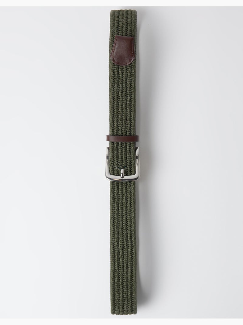 Gevlochten riem, mo fashion Bruin - Kiabi