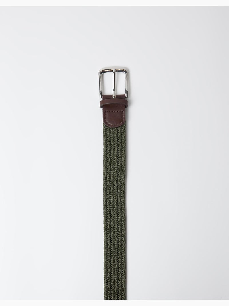 Gevlochten riem, mo fashion Bruin - Kiabi