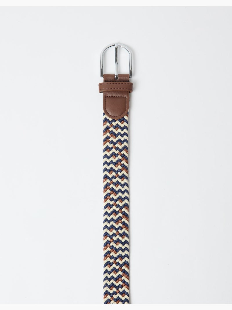 Gevlochten riem, mo fashion Multicolor - Kiabi