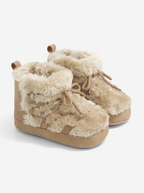 Gevoerde boots met veters - Kiabi Gevoerde boots met veters - Kiabi