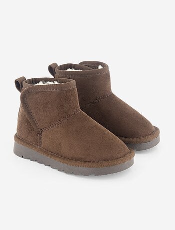 Gevoerde boots van suèdelook