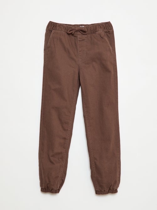 Gevoerde broek in joggingmodel - Kiabi