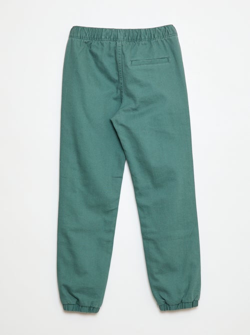 Gevoerde broek in joggingmodel - Kiabi